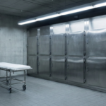 無機質な安置室